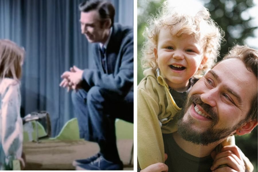 mr rogers, dad tries mr rogers, parenting, kids, how to talk to kids