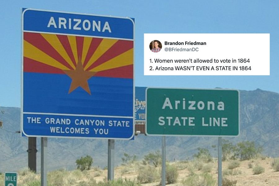 arizona state line welcome sign