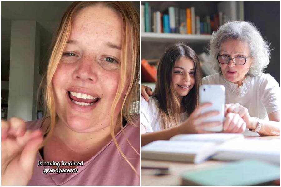 grandparents, parenting flex, tiktok