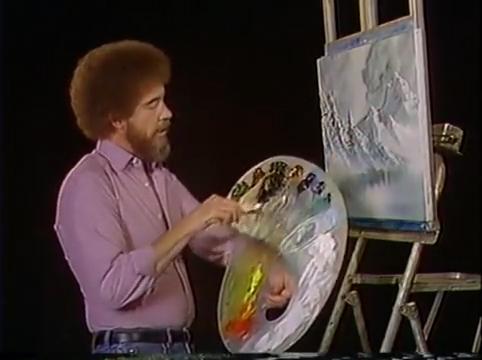 Bob Ross, painting, colorblind, The Joy of Painting