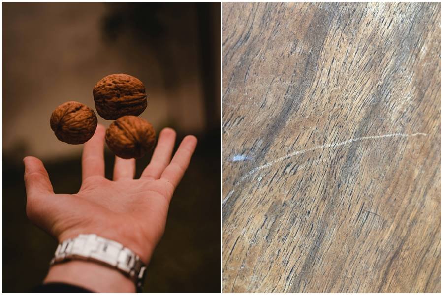 home hacks, walnuts, a clean bee