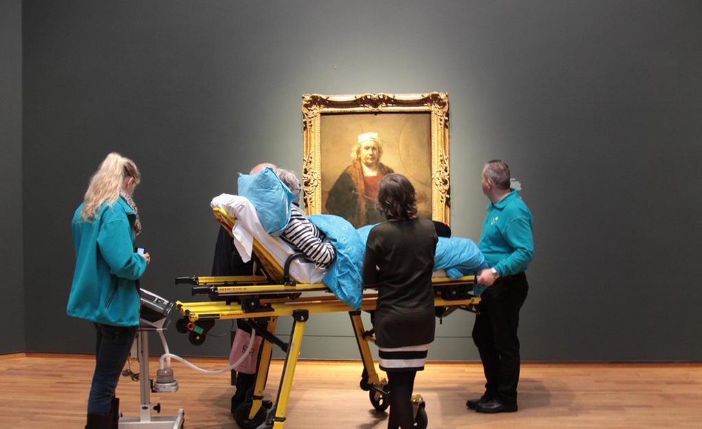 final wishes, ambulance wish foundation, touching photos