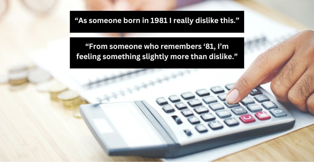 someone using a calculator