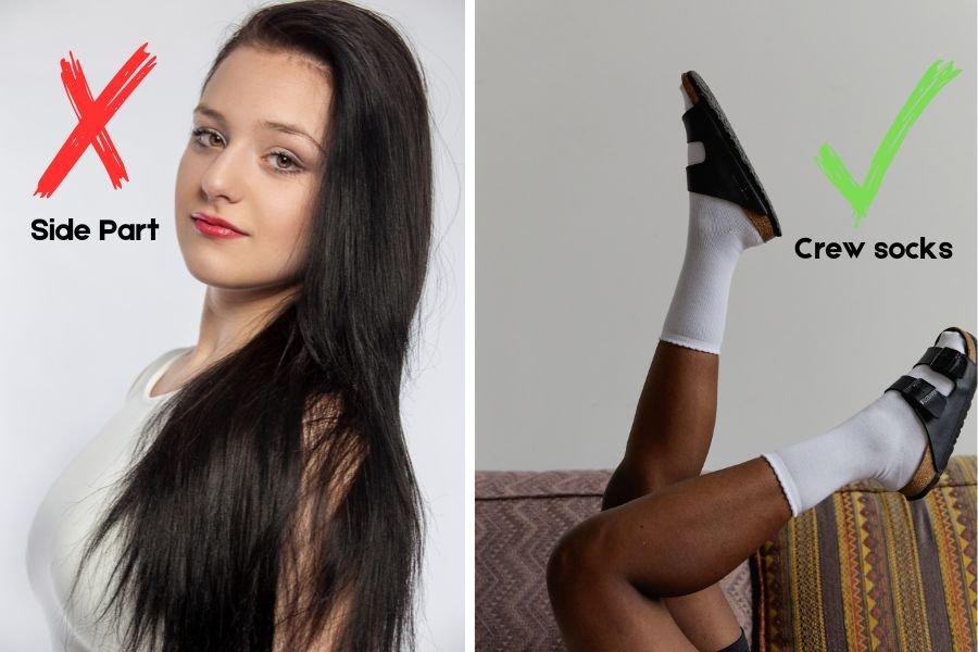 gen z; millennials; ankle socks; generation wars; ankle socks cringe; gen z no ankle socks