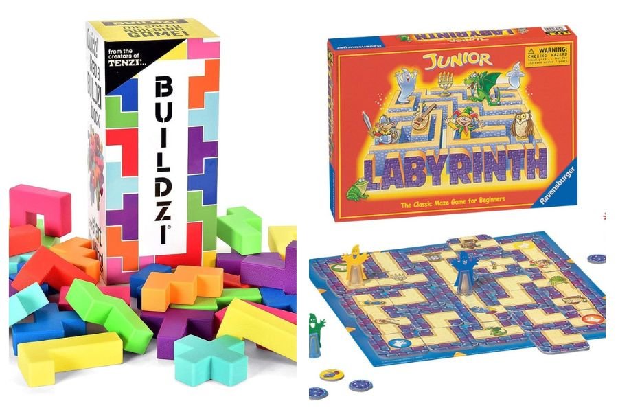 buildzi and labyrinth jr board games