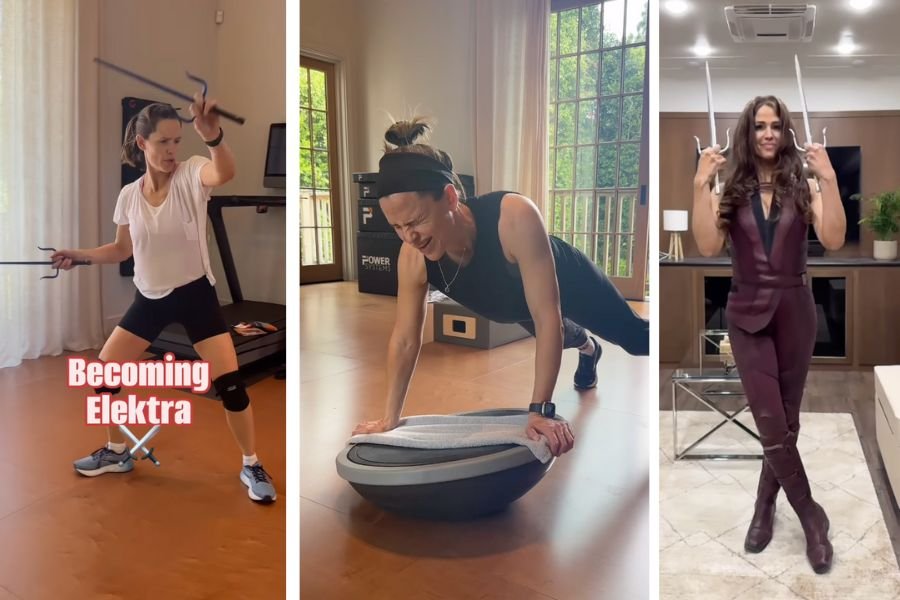 jennifer garner, jennifer garner elektra workout, deadpool and wolverine