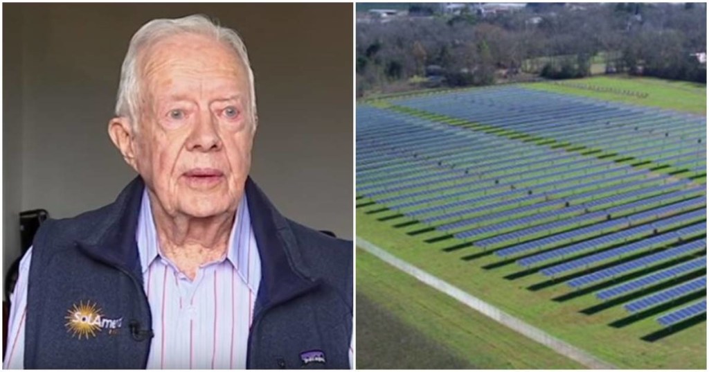 jimmy carter, solar power, plains georgia