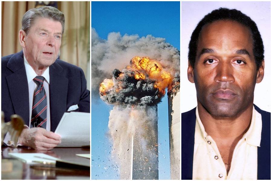 ronald reagan, oj simpson, 9/11