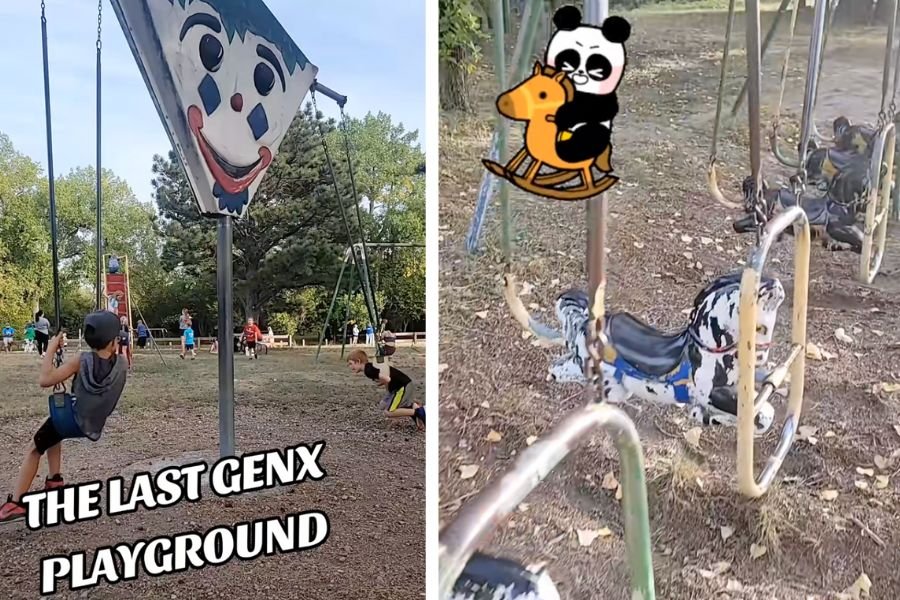 gen x, gen x childhood, gen x nostalgia, gen x tiktok, nostalgia, kids, palygrounds