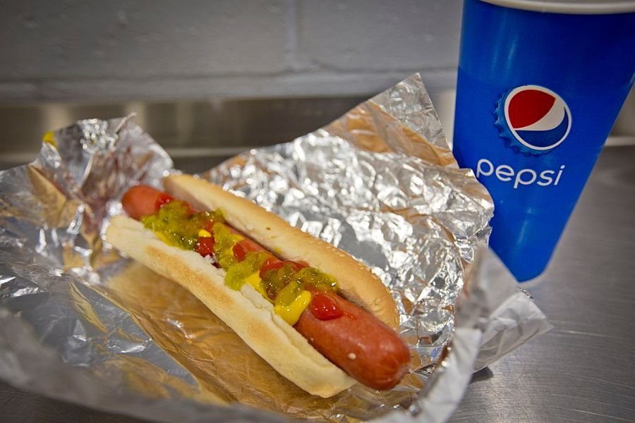 costco hot dog and pepsi