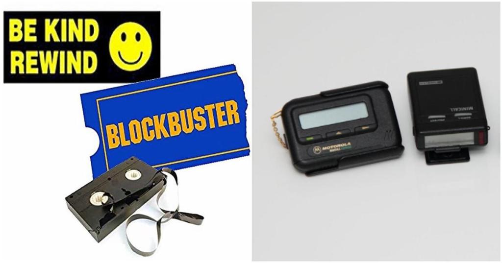 Blockbuster video, the '90s, pagers