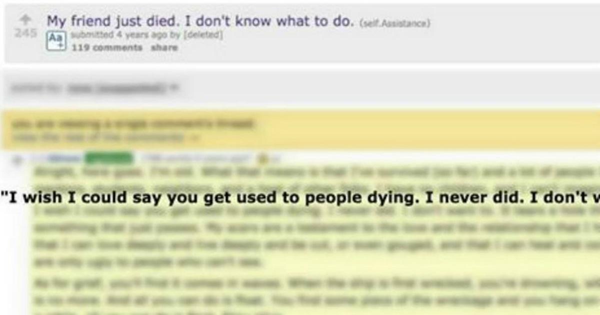 grief advice, grieving a friend, great advice