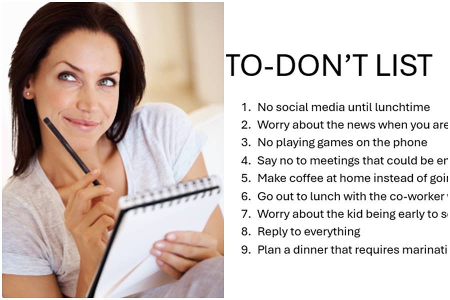psychology, to-do list, to-don't list