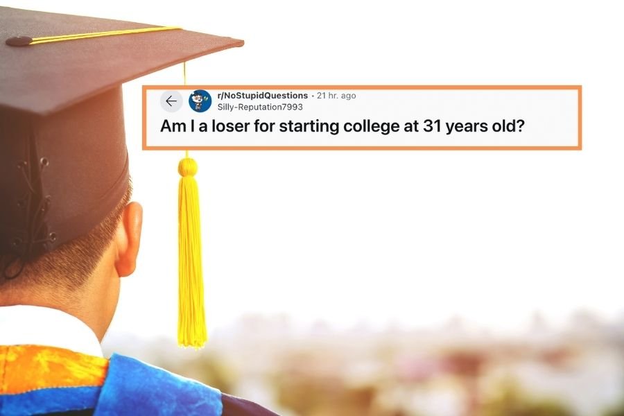 starting college after 30, college for 30 year olds, college tips for 30 year olds, ask reddit