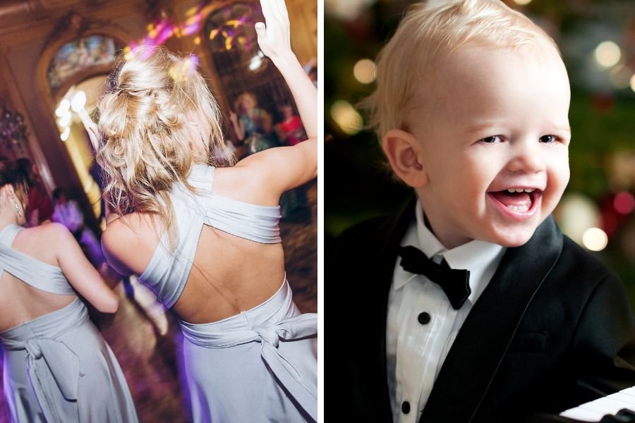 wedding video; 2-year-old steals phone; toddler steals phone; wedding pictures; toddler videographer