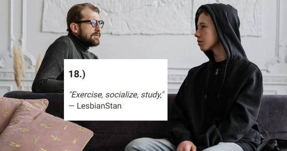 advice for teens, talking to myself, askreddit