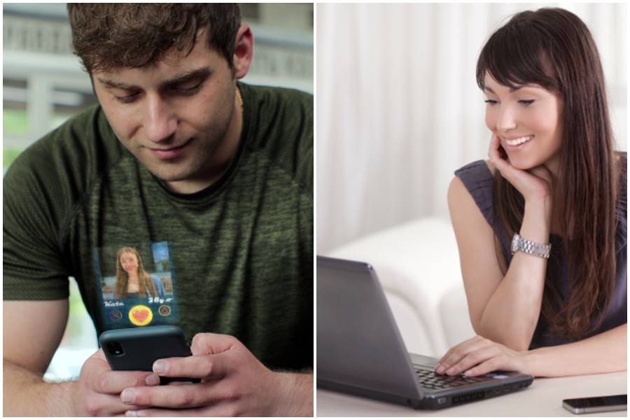 online dating, men and women dating, online dating