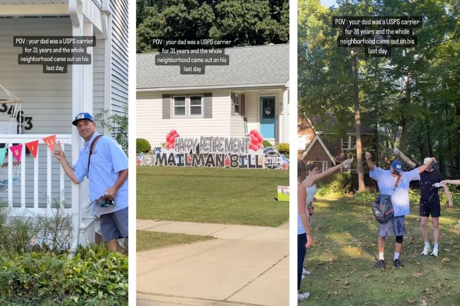 reitrement, retirement party, usps, usps driver, usps driver retirement party