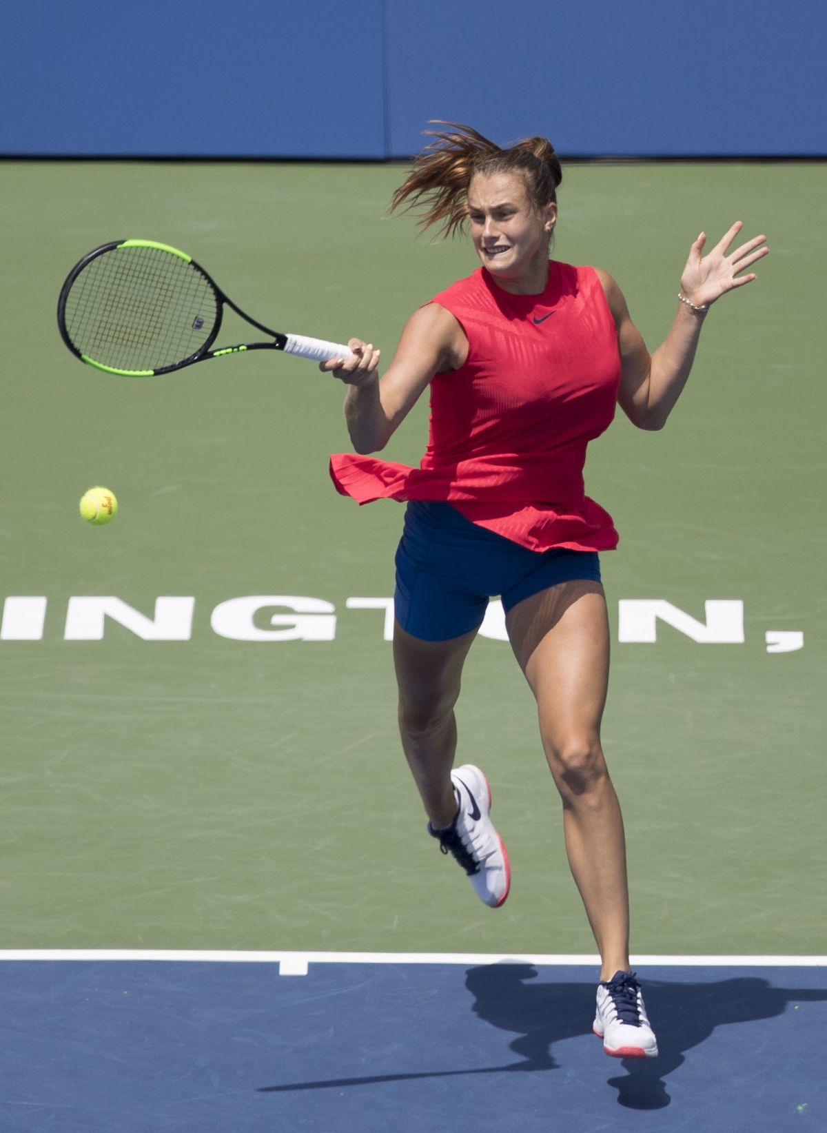 Aryna Sabalenka playing tennis