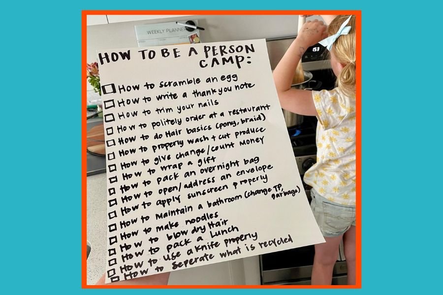 screenshot of a list