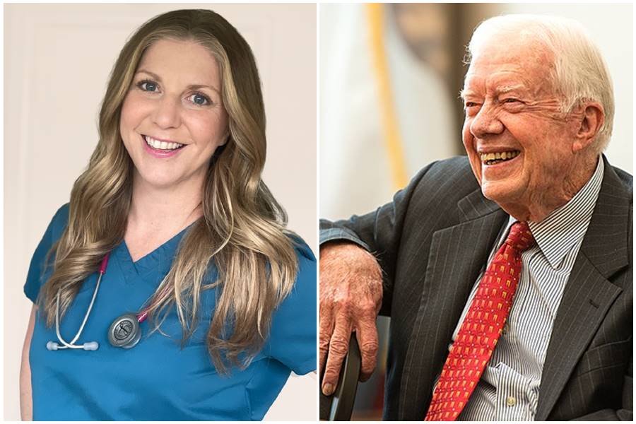 julie mcfadden jimmy carter, hospice