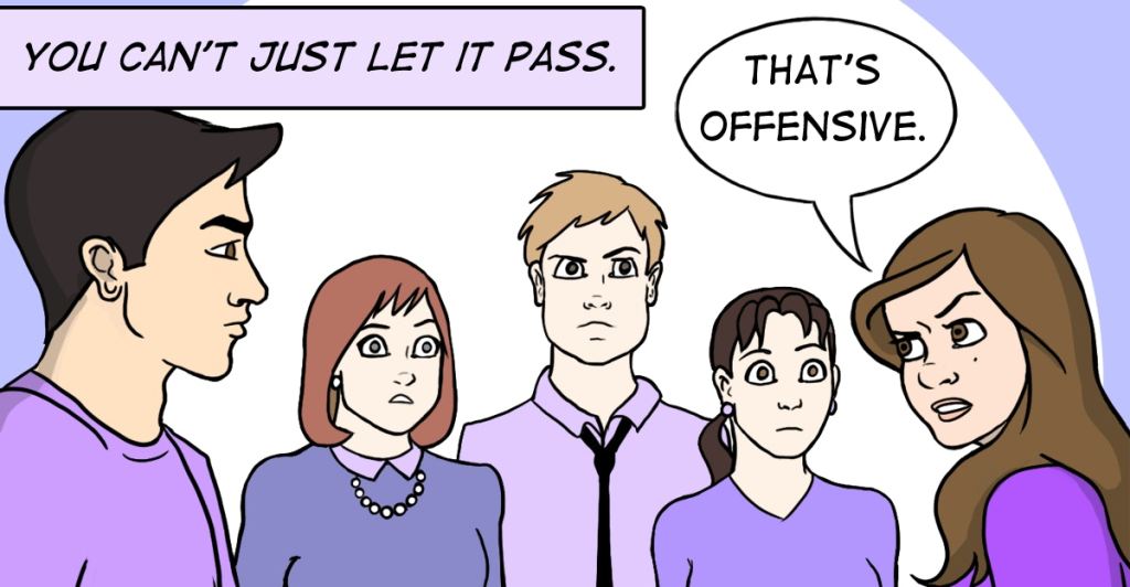 This artist brilliantly tackles the concept of ‘being offended’ in a colorful comic.