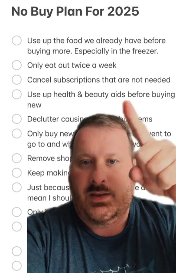 Man pointing at a