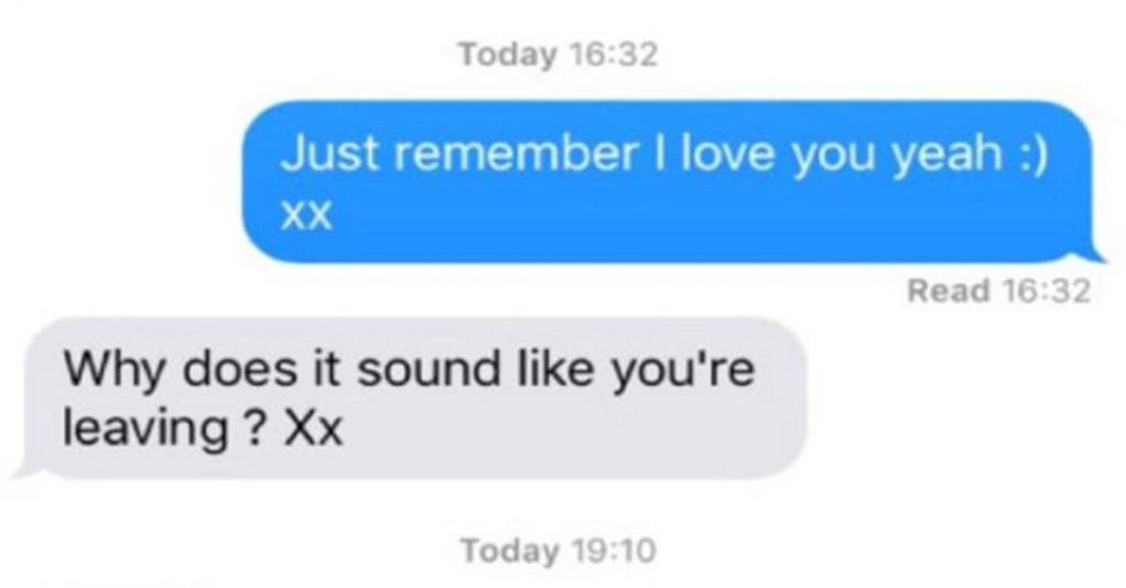 screenshot of text conversation