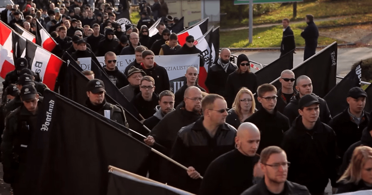 Germany, Nazis parade, Nazis charity, Wunsidel, fascism