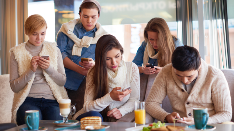 phone-free February, smartphone addiction, mental health