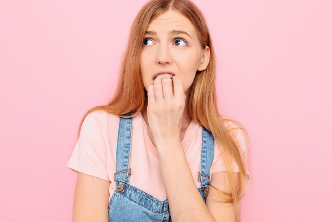 insecure, other people's opinions, young woman