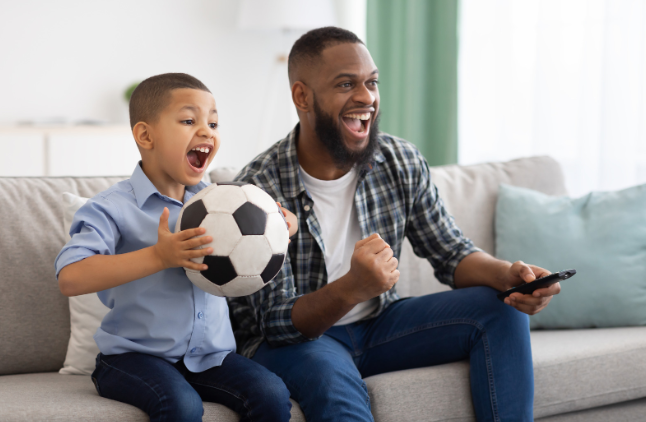 fathers and sons, positive masculinty, soccer