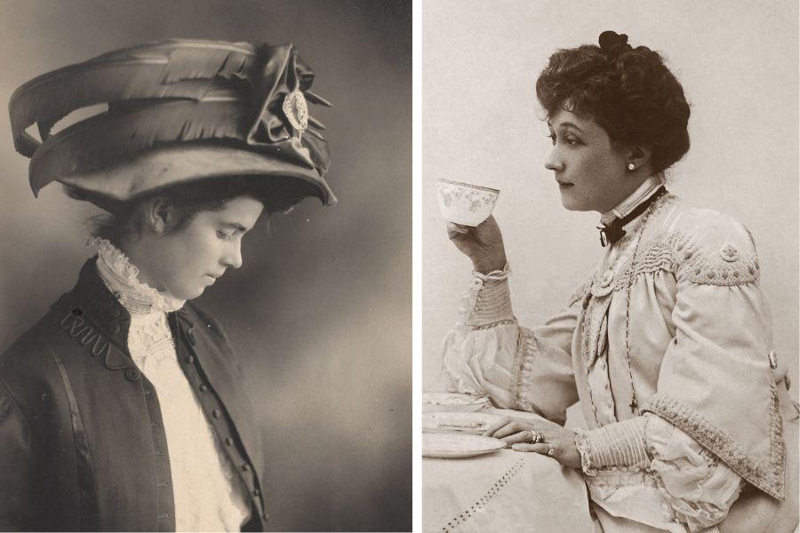 two Victorian women