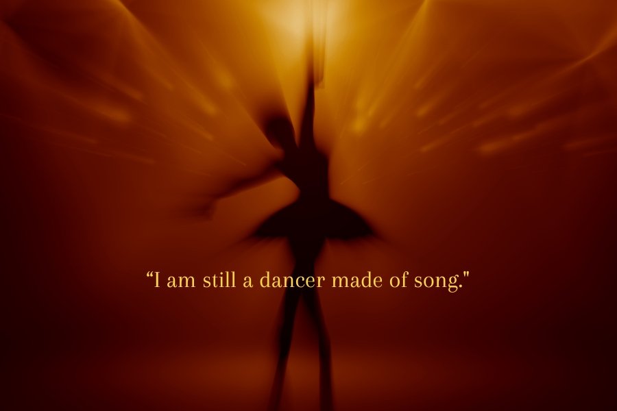 silhouette of a ballet dancer