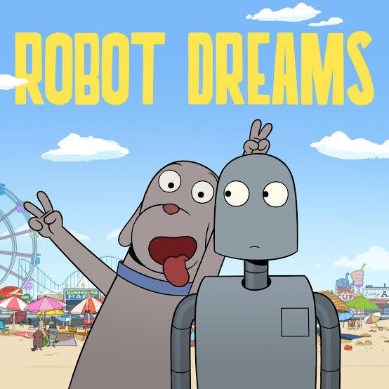 A promotional images for the film Robot Dreams