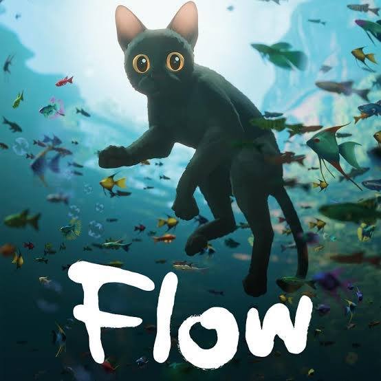 A promotional still for the movie Flow