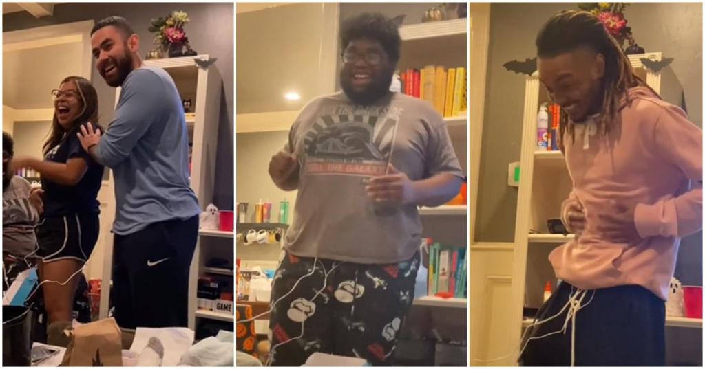 period pain, men have periods, period simulator