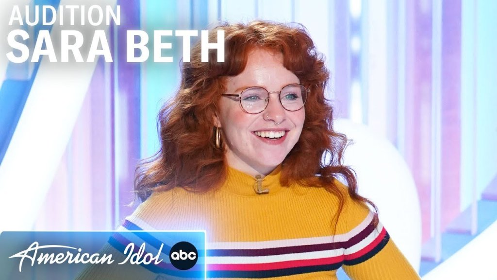 Woman auditions for "American Idol"