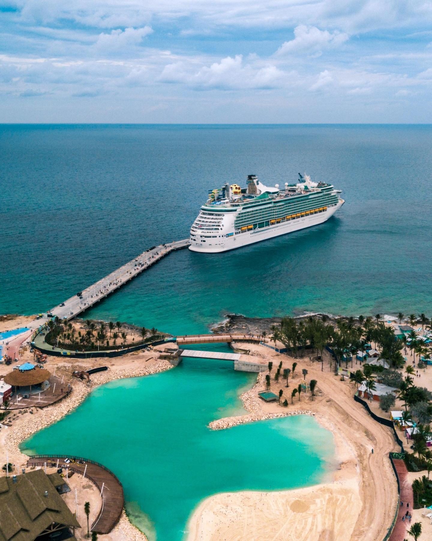 docked cruise ship
