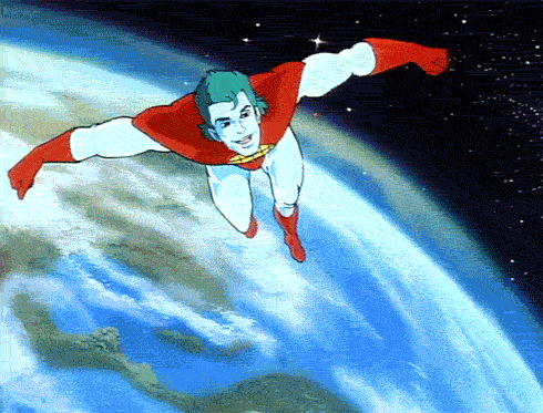captain planet flying
