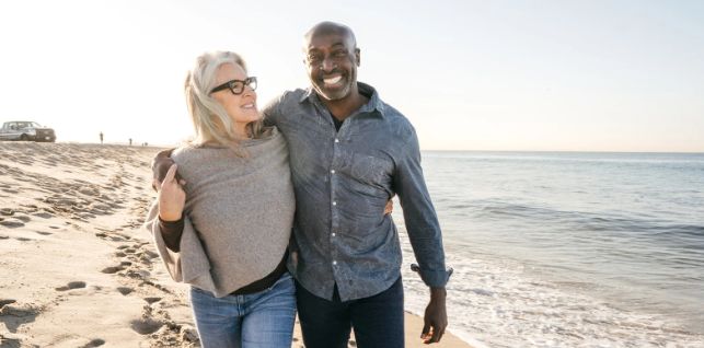 couple, love, beach
