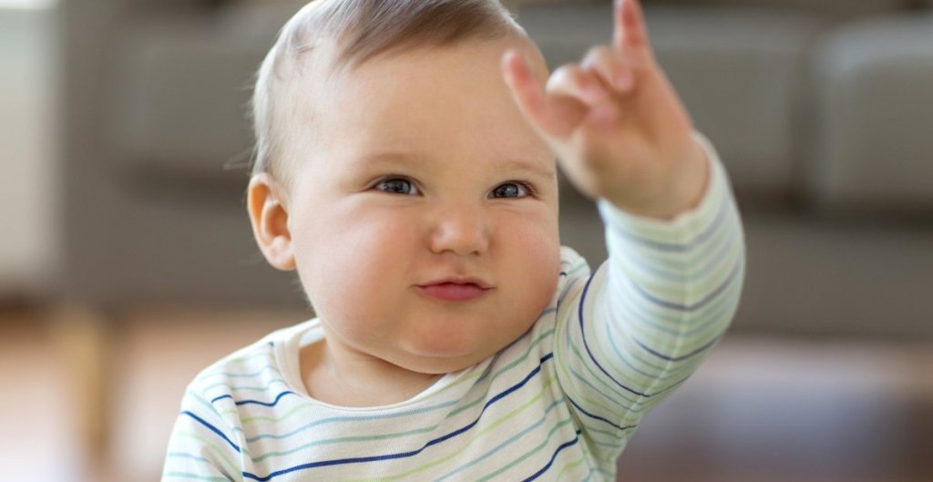 baby making metal sign