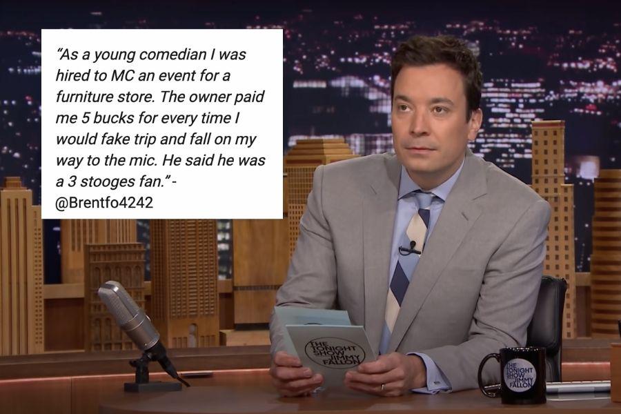 jimmy fallon worst summer job hashtag twitter