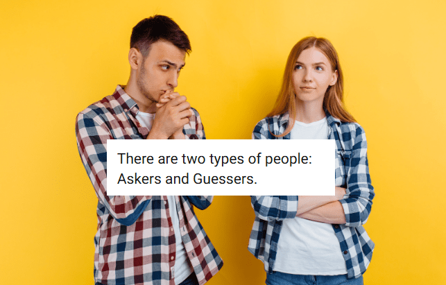 askers and guessers, communication styles, communcations tips