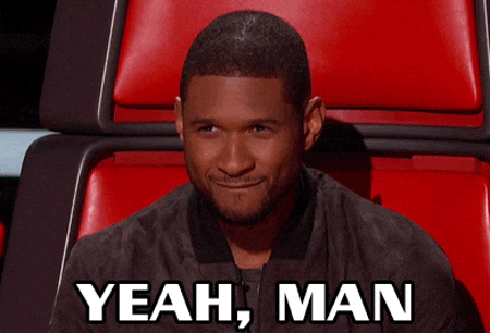 gif of Usher saying