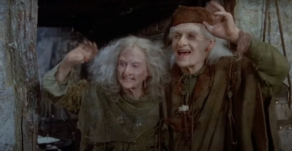 Billy Crystal and Carol Kane in The Princess Bride