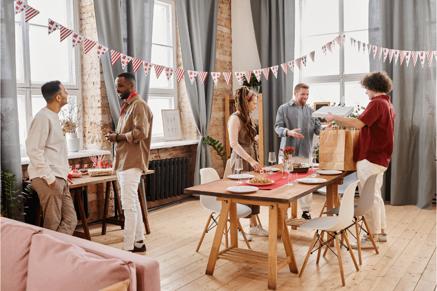 party, gathering, small talk, connection, conversation, shy people