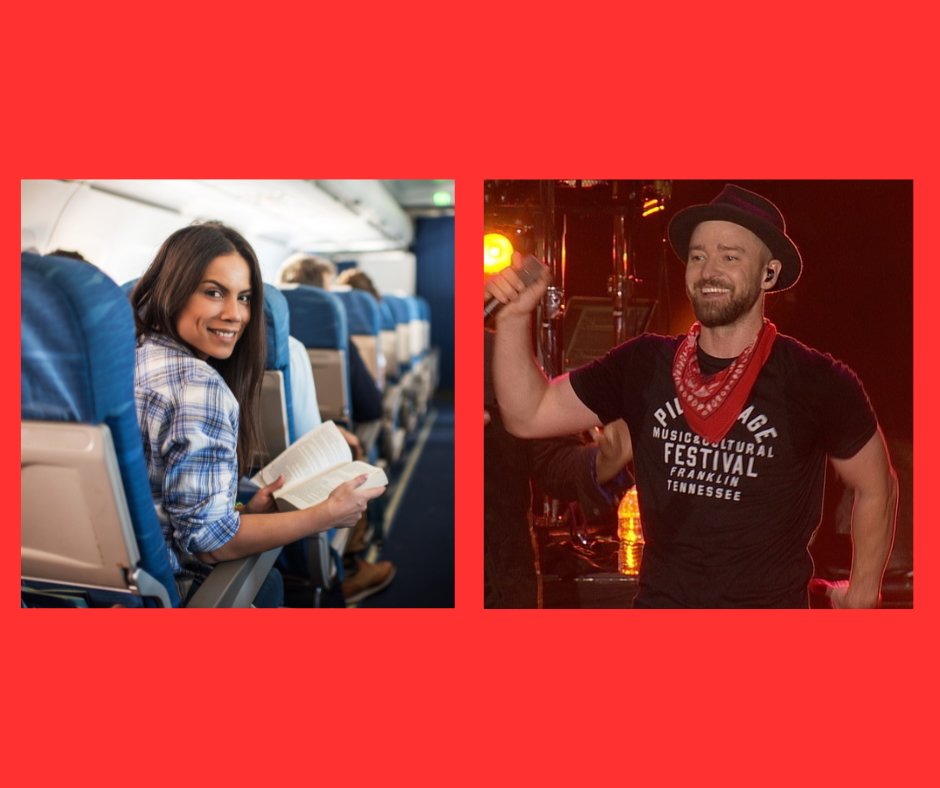 Justin Timberlake, flying, airplanes, celebrity, N'Sync, music