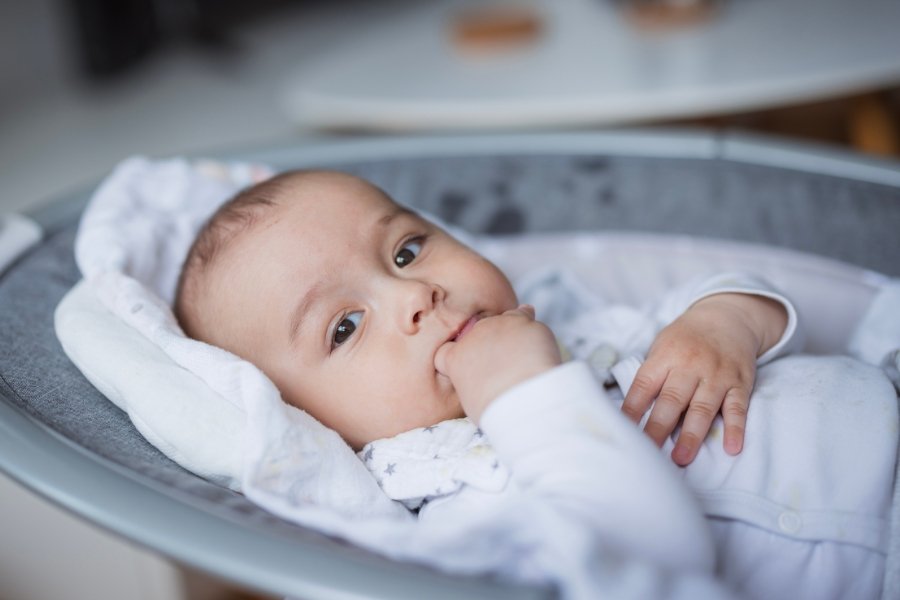 baby, baby in bassinet, parenting, motherhood, family life