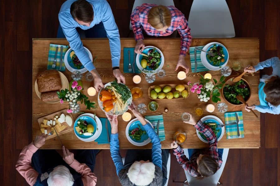 dinner party, gathering, loved ones, life, celebration, party